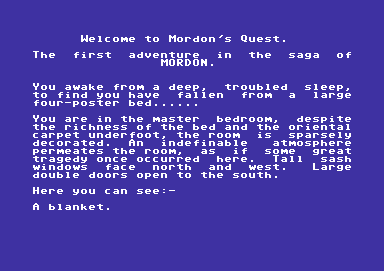 Mordon's Quest screenshot 2 for Commodore 64